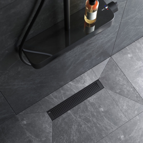 Душевой лоток AM.PM MasterFlow линейный универс затвор Cut Gradient 40 см черн мат (W01SC-P11-040-01BM)