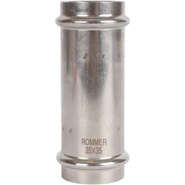 Муфта надвижная 35 Rommer из нержавеющей стали (пресс) (RSS-0019-000035)