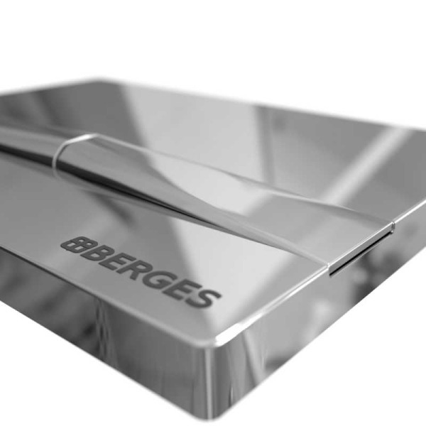 Комплект инсталляция с унитазом Berges: инсталляция NOVUM525, кнопка F3 хром глянец, унитаз EGO Rimless, сидение дюропласт Toma Slim SO, микро