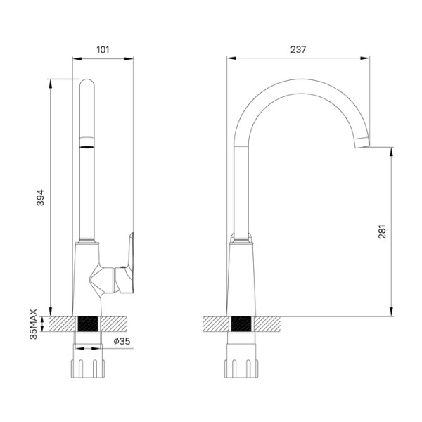 Смеситель для кухни Iddis Cloud (CLOWG00i05) Смеситель для кухни Iddis Cloud (CLOWG00i05)