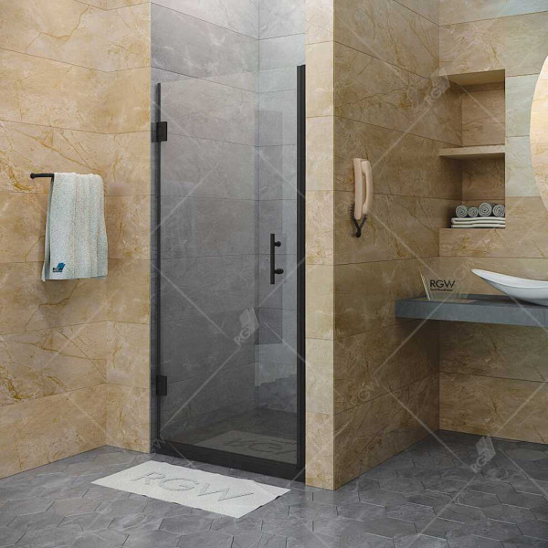 Душевая дверь RGW Hotel 60x195 стекло прозрачное, профиль черный (350601106-14) Душевая дверь RGW Hotel 60x195 стекло прозрачное, профиль черный (350601106-14)