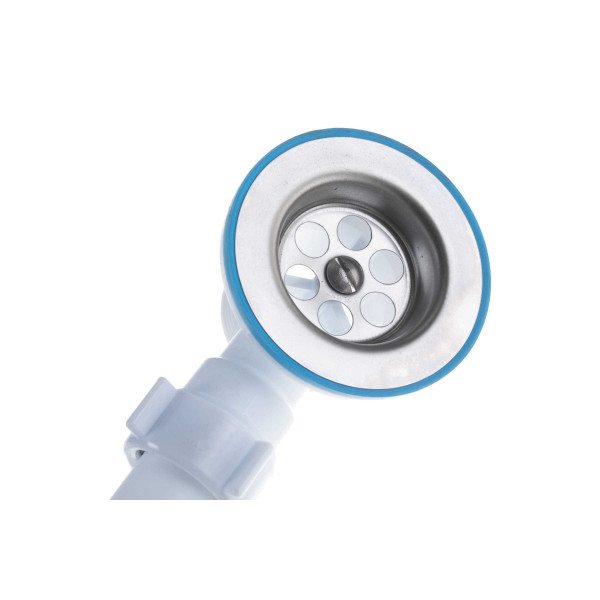 Обвязка для ванны АНИ Варяг с выпуском 1 1/2"*40 трубный сифон, с гибкой трубой 375*40/50 АНИ пласт (C6155)