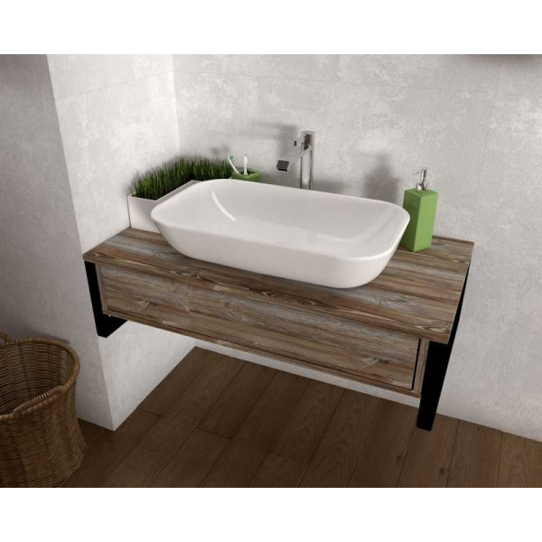 Тумба подвесная 1Marka Grunge Loft 900*480*246 дуб намибия (У85846) Тумба подвесная 1Marka Grunge Loft 900*480*246 дуб намибия (У85846)