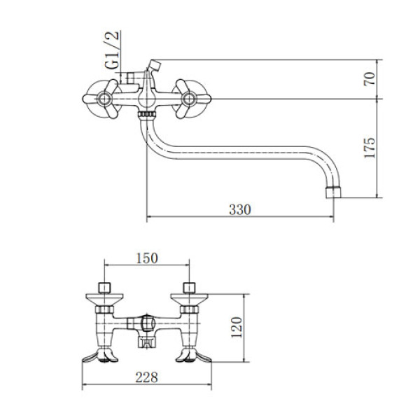 Смеситель для ванны и душа Fashun с душевым комплектом хром (A2212-2) Смеситель для ванны и душа Fashun с душевым комплектом хром (A2212-2)