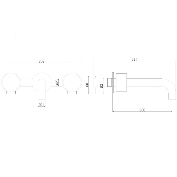 Смеситель для раковины Abber Wasser Kreis никель (AF81122NG)