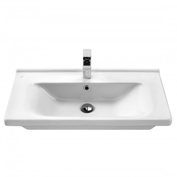 Раковина мебельная Santek Миранда 700x455x190 белая (1WH302250) Раковина мебельная Santek Миранда 700x455x190 белая (1WH302250)