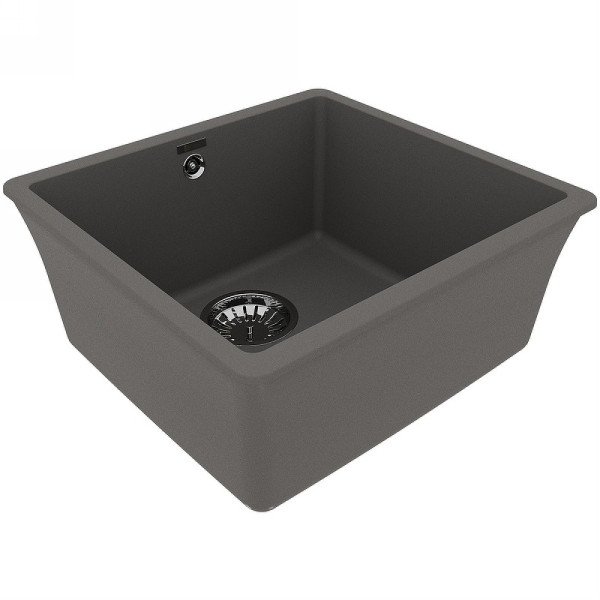 Мойка для кухни врезная Lemark Sinara 440-U 440x420 серый шелк (9910071)