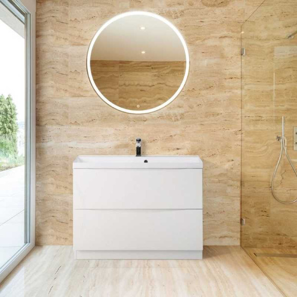 Тумба напольная BelBagno Marino 70 Bianco Lucido (Marino-700-2C-PIA-BL-P)