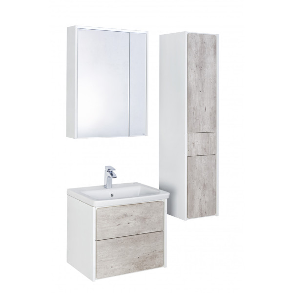Шкаф зеркальный Roca Ronda 600x145x780 белый матовый, бетон (Z.RU93.0.300.7) Шкаф зеркальный Roca Ronda 600x145x780 белый матовый, бетон (Z.RU93.0.300.7)