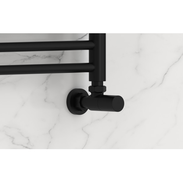 Вентиль угловой Сунержа 1/2"х3/4" НР/НГ цилиндр матовый черный (31-1400-1234)