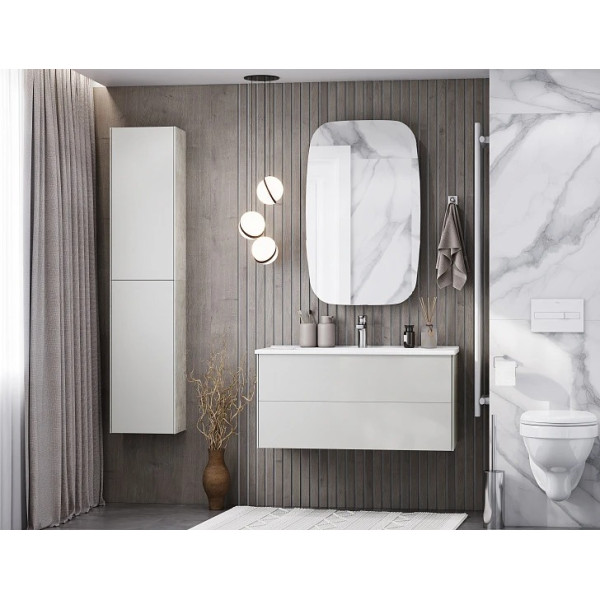 Тумба-умывальник Aquaton Сохо 75 Слэйт/галька серая /1WH501619 РаковинаЭлина 75 (1A2581K1AJ9A0)