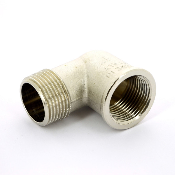 Угольник переходной 1/2"х3/4" ВН Tiemme (никель) (1500908 / 1561N) Угольник переходной 1/2"х3/4" ВН Tiemme (никель) (1500908 / 1561N)