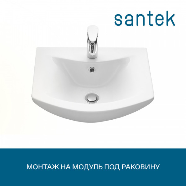 Раковина мебельная Santek Балтика 500x430x178 белая (1WH501701) Раковина мебельная Santek Балтика 500x430x178 белая (1WH501701)