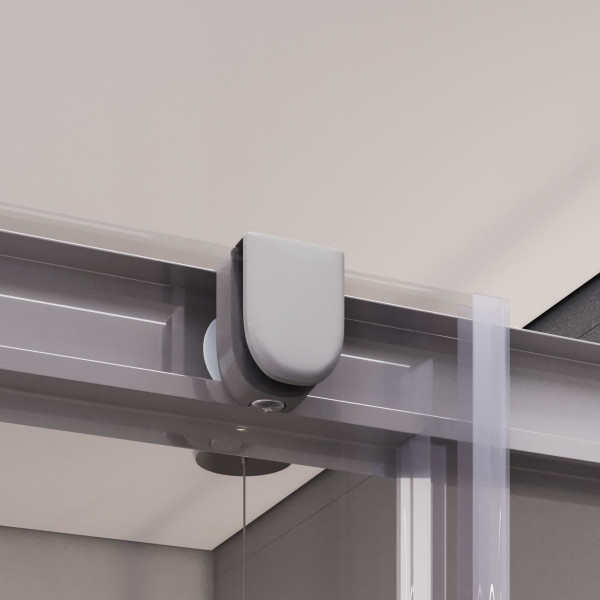 Душевой уголок RGW Dolphin 90x90 стекло фабрик (fabrik), профиль хром (28912699-101)