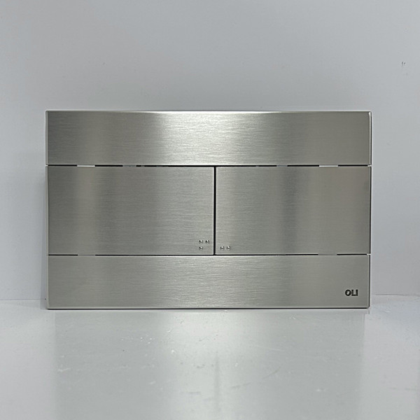 Клавиша смывная Oli Slim inox (057141)