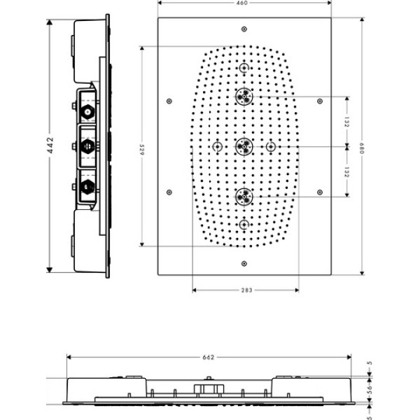 Душ верхний Hansgrohe Raindance Rainmaker (28417000)