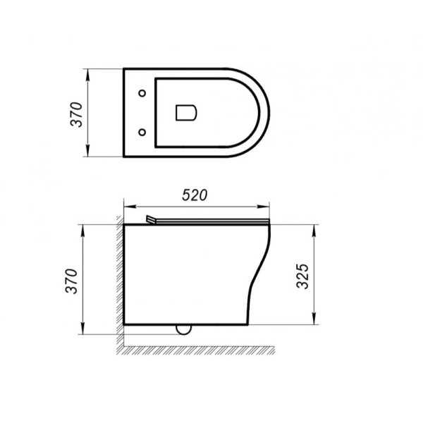 Унитаз подвесной BelBagno Acqua белый (BB340CHR)