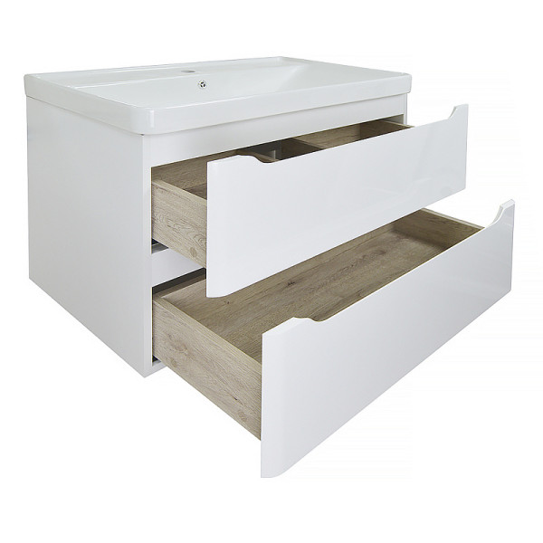 Тумба подвесная Azario с раковиной Lotos 80/2 с раковиной Monte 80 (CS00083931) Тумба подвесная Azario с раковиной Lotos 80/2 с раковиной Monte 80 (CS00083931)