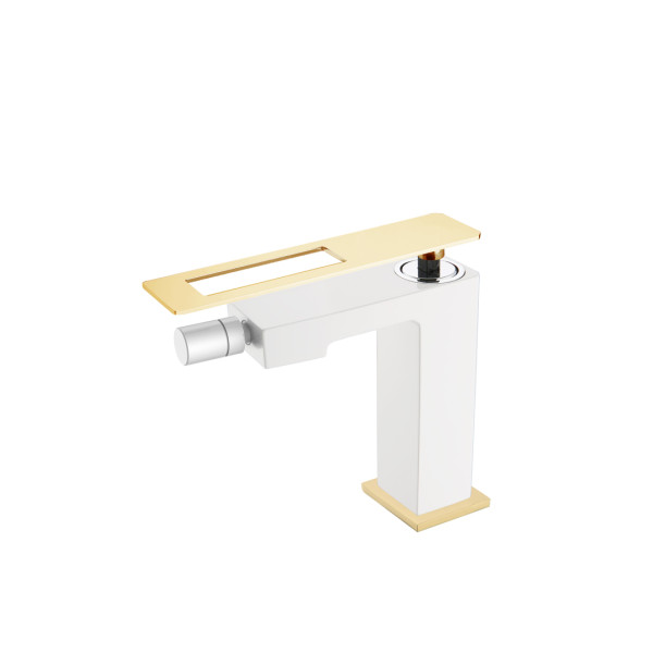 Смеситель для биде Boheme Q белый (146-WG)