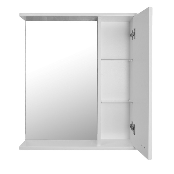 Шкаф зеркальный Loranto София 60 60х70х15,5 правосторонний белый (CS0077141)