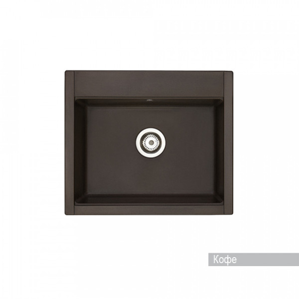 Мойка для кухни врезная Aquaton Делия 60 517x602x218 кофе (1.A715.2.32L.D28.0)