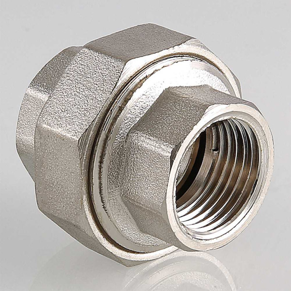 Сгон прямой 1 1/4" ВВ Valtec (никель) (VTr.340.N.0007)