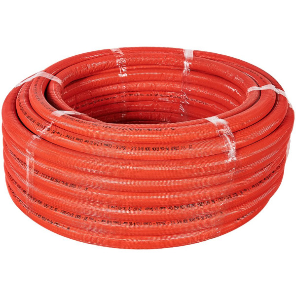 Труба п/э Stout PE-Xa/EVOH 20x2,8 мм (серая, в теплоизоляции (красная), бухта 100 м) (SPI-0003-002028) Труба п/э Stout PE-Xa/EVOH 20x2,8 мм (серая, в теплоизоляции (красная), бухта 100 м) (SPI-0003-002028)