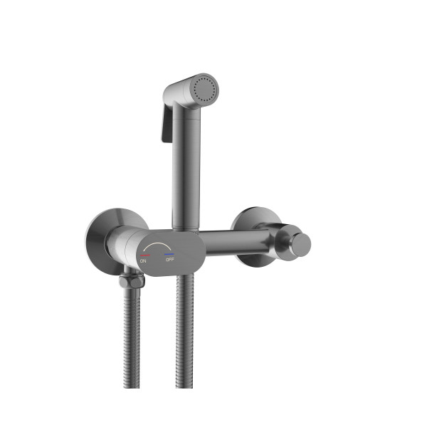 Смеситель с гигиеническим душем RGW SP-216-Gr Серый (581408216-11)
