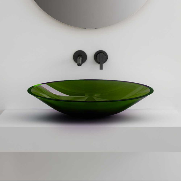Раковина накладная Abber Kristall зеленая (AT2812Emerald) Раковина накладная Abber Kristall зеленая (AT2812Emerald)