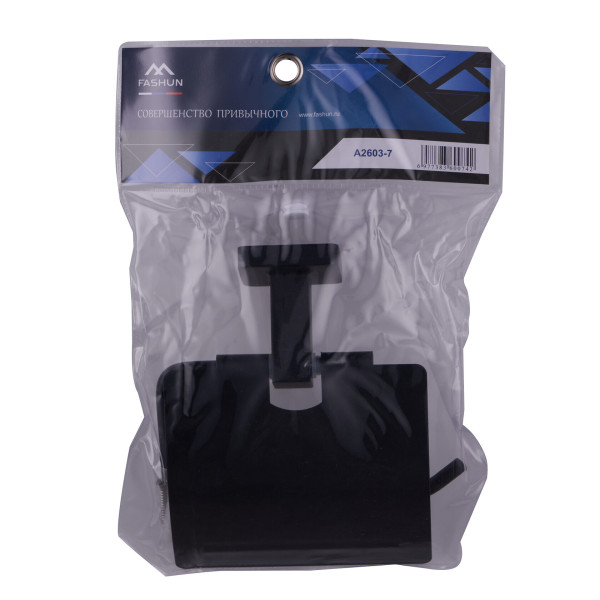 Держатель для туалетной бумаги Fashun L=64 мм H=130 мм цинк. сплав + нерж. Сталь черный (A2603-7)