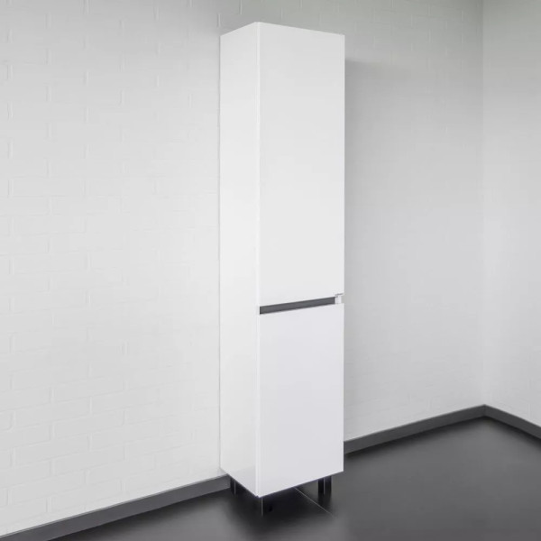 Пенал подвесной Comforty Лозанна 400x300x1900 белый глянцевый (00-00017838)