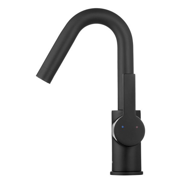 Смеситель для раковины Swedbe Diana черный (1012B)