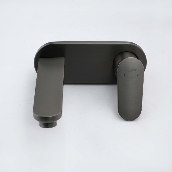 Смеители для раковины Aquatek Ника встраиваемый оружейная сталь (AQ1813BGM)