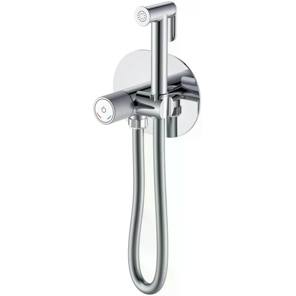 Смеситель с гигиеническим душем Boheme TECH CR (хром) (157-CR)