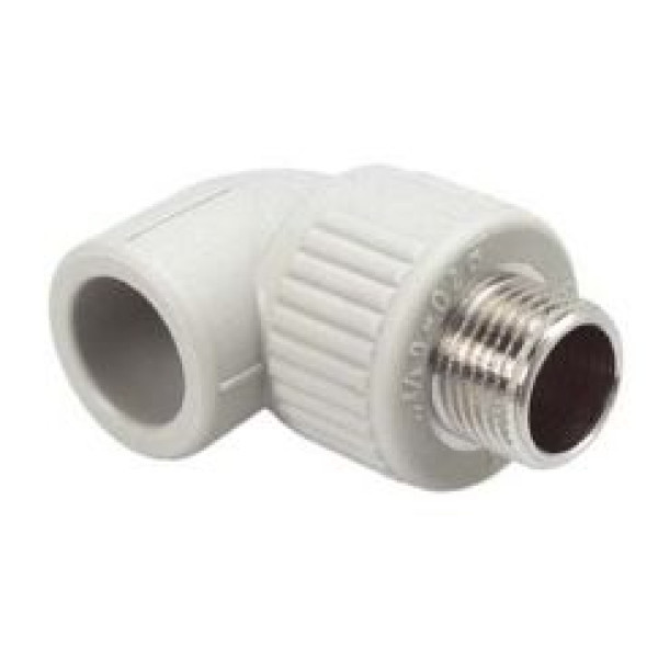 Угольник переходной PP-R Heisskraft 32*1"Н (латунь) (3113232) Угольник переходной PP-R Heisskraft 32*1"Н (латунь) (3113232)