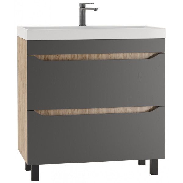 Тумба напольная Classic 80 Bruno с двумя ящиками Домино (DBr2904T) Тумба напольная Classic 80 Bruno с двумя ящиками Домино (DBr2904T)