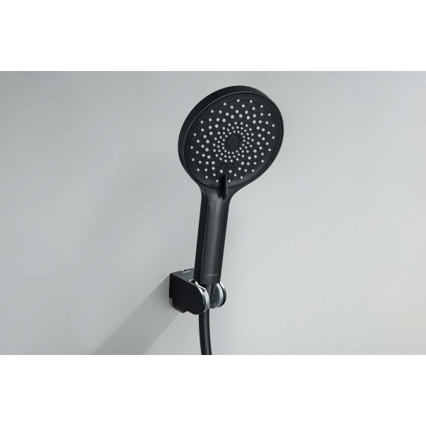 Душевой гарнитур Aquatek Лугано черный матовый (AQ2035MB)