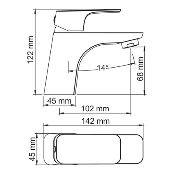 Смеситель для раковины WasserKRAFT Salm (2703)