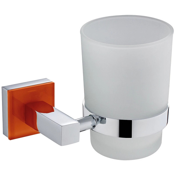 Стакан для зубных щеток Osgard Mosaic с держателем, хром (84002)