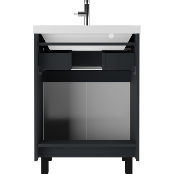 Тумба напольная Classica 60 Karat Серый тауп В1 Домино (DK3212T) Тумба напольная Classica 60 Karat Серый тауп В1 Домино (DK3212T)