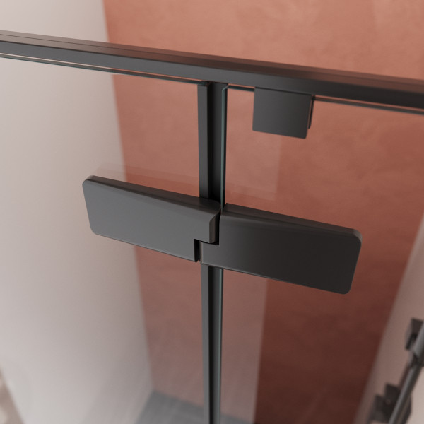 Душевые двери Cezares Liner 90x195 стекло прозрачное, профиль черный (LINER-B-12-90-C-NERO-L) Душевые двери Cezares Liner 90x195 стекло прозрачное, профиль черный (LINER-B-12-90-C-NERO-L)