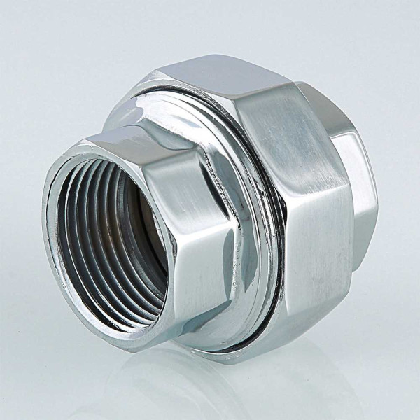 Сгон прямой 3/4" ВВ Valtec (хром) (VTr.340.C.0005)