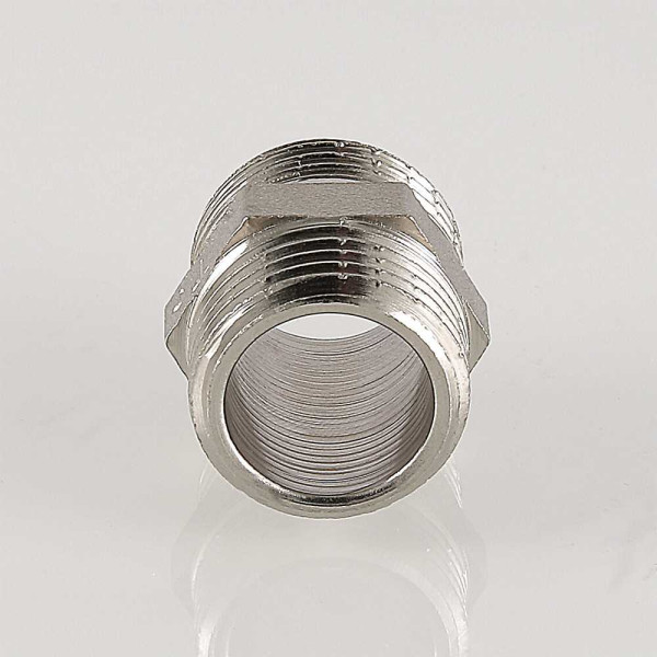 Ниппель 1 1/2" Valtec (никель) (VTr.582.N.0008) Ниппель 1 1/2" Valtec (никель) (VTr.582.N.0008)