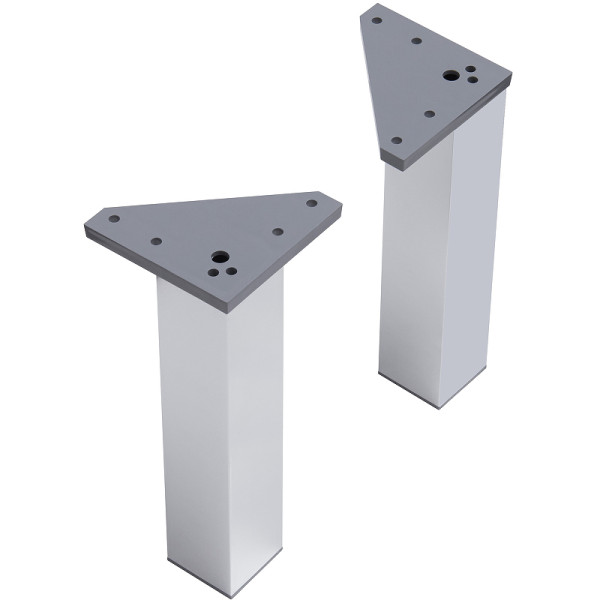 Ножки для тумбы Aquaton 200-210мм (2шт) для Сильвы, Нортон, флай, стоун, сканди (хром глянец) (1A222703SI000)