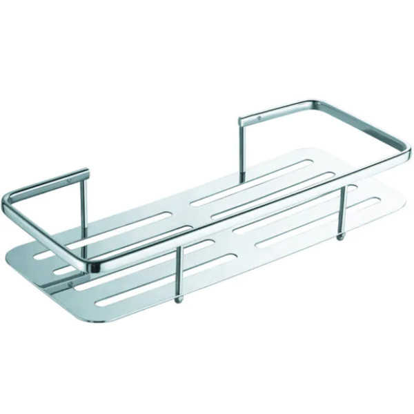 Полка прямоугольная одноэтажная хром Azario (AZ-835) Полка прямоугольная одноэтажная хром Azario (AZ-835)