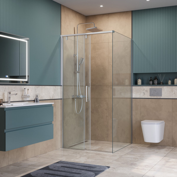 Душевой уголок BelBagno Soft Close-1 100x100x200 стекло прозрачное, профиль хром глянцевый (SOFT_CLOSE-1-A-1-100-C-Cr) Душевой уголок BelBagno Soft Close-1 100x100x200 стекло прозрачное, профиль хром глянцевый (SOFT_CLOSE-1-A-1-100-C-Cr)