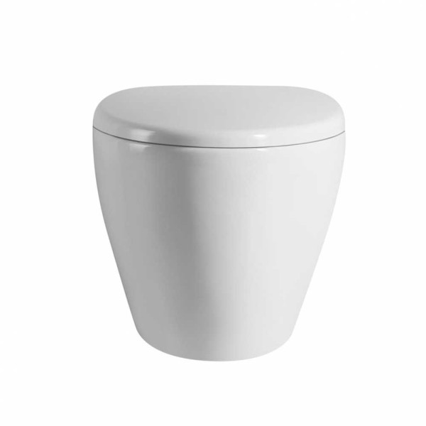 Унитаз подвесной Abber Bequem с импульсным смывом, белый (AC1107P) Унитаз подвесной Abber Bequem с импульсным смывом, белый (AC1107P)