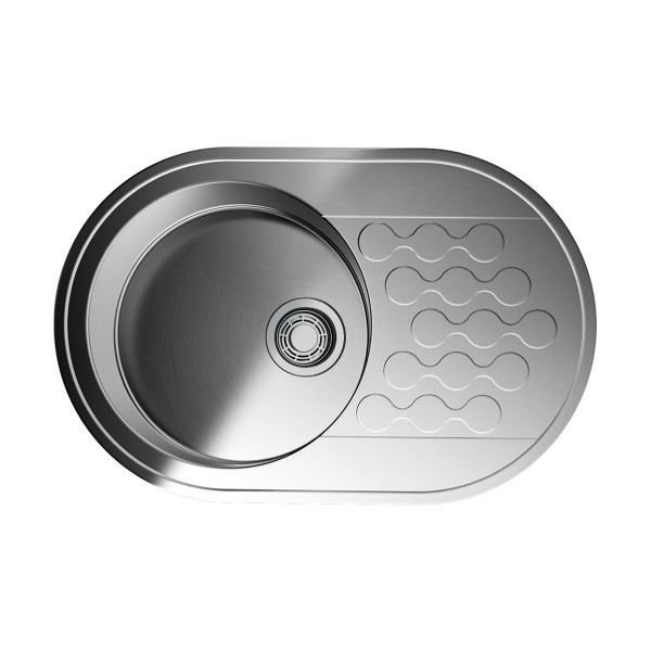 Мойка для кухни врезная Omoikiri Kasumigaura 77-IN 770?480 нержавеющая сталь (4993728) Мойка для кухни врезная Omoikiri Kasumigaura 77-IN 770?480 нержавеющая сталь (4993728)