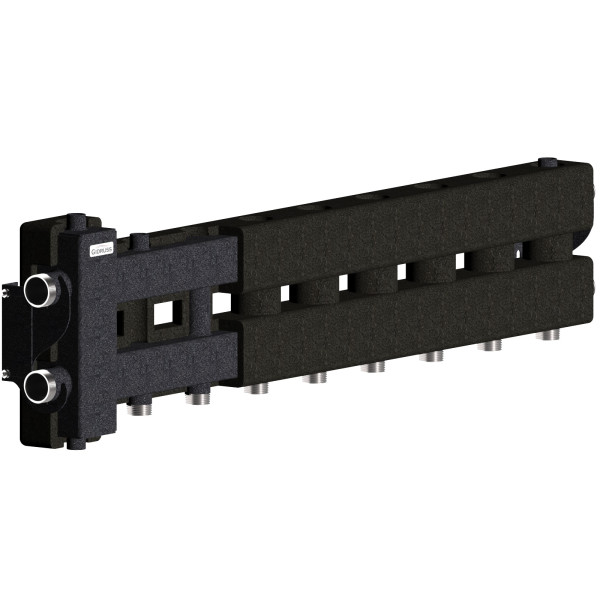 Коллектор балансировочный Gidruss BM-80-5D.EPP (до 80 кВт, подкл. котла G 1 1/4", 4 контура G 1", боковой контур G 1 1/4", 4D-кронштейны K.UMS, EPP-те Коллектор балансировочный Gidruss BM-80-5D.EPP (до 80 кВт, подкл. котла G 1 1/4", 4 контура G 1", боковой контур G 1 1/4", 4D-кронштейны K.UMS, EPP-те