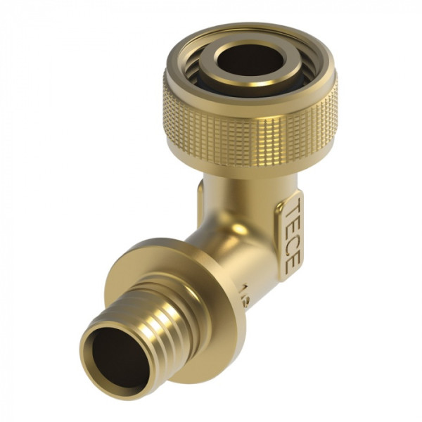 Быстросъемное соединение угловое TECEflex 16х1/2" ВР (бронза) (708631) Быстросъемное соединение угловое TECEflex 16х1/2" ВР (бронза) (708631)